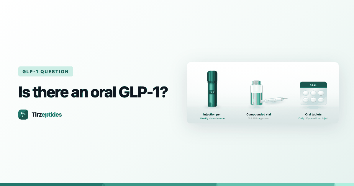 Is there an oral GLP-1?